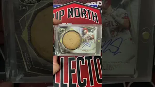 Mike Trout 1/1 Autographed Bat Knob Pickup!! #sportscards #baseballcards #topps