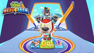 Talking Tom Hero Dash UNLOCKED SUPER BEN Defeat Raccoon Boss Android iOS Gameplay