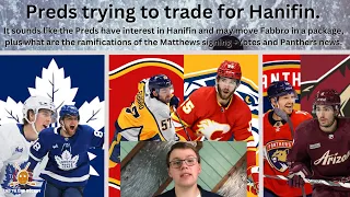 NHL Trade Rumours: Hanifin to Preds, Nylander gone + Reinhart and Schmaltz rumours.