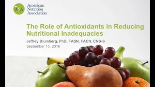 The Role of Antioxidants in Reducing Nutritional Inadequacies