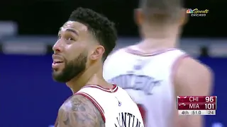 Denzel Valentine Takes TERRIBLE Shot Late Game vs Heat (4/24/2021)