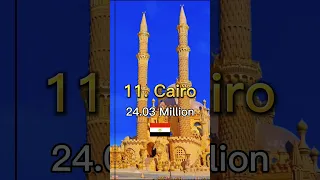 Top 20 Most Populated Cities in 2050 #shorts #2050 #shortsvideo #population #city #viral #trending