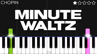 Chopin - Minute Waltz | EASY Piano Tutorial