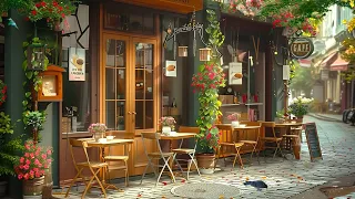 Vintage Coffee Shop Ambience with Positive Bossa Nova Jazz Music for Stress Relief