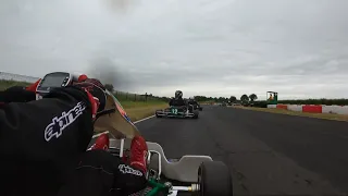 CRASH!! Senior Rotax Max 177 Round 3 Heat 1 Fulbeck June 2021