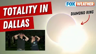 'We've Got Totality': Totality Reaches Texas; Dallas Goes Dark