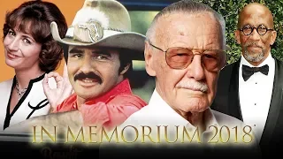 In Memorium - Honoring those we lost in Entertainment in 2018