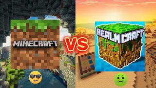 Сравнил Игры Minecraft VS RealmCraft