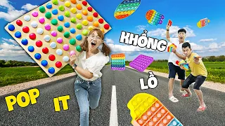 Hà Sam Làm POP IT Cầu Vồng Siêu To - New Jumbo Pop it - The Biggest Pop It in the World