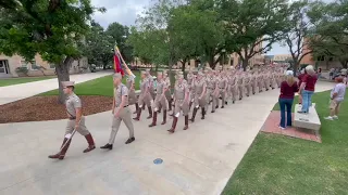 Texas A&M Corps of Cadets - Final Review 2024 - 1st Pass Return to the Quad
