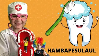 Hambapesulaul | Pese hambaid 2 minti | Brush your teeth song | LASTELAULUD