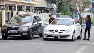 | GOLD DIGGER PRANK with SUPERCAR On Indian Girl -  MERCEDES SLK 200 | Canbee  Lifestyle |