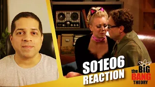 Penny Kisses Leonard | The Big Bang Theory Season 01 Episode 06 | Reaction