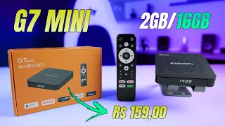 Este TV BOX é MUITO BARATO - G7 MINI