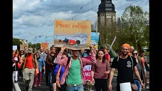 Zweite Demo der Initiative Seebrücke in Mannheim