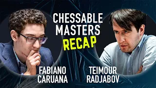 Craziest Chess Game... Ever? | Fabiano Caruana vs. Teimour Radjabov, Chessable Masters