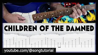 Children of the Damned | FULL TAB | Iron Maiden Cover | Guitar Lesson