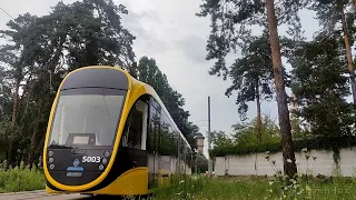 Київський трамвай-  Кінцева "ДВРЗ" 31.07.2023 / Kyiv tram- Final stop "DVRZ"