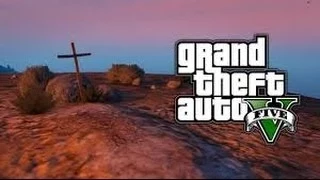 GTA 5 Online : Easter egg : Mysterious grave in the mountains.