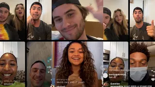 Outer Banks Cast Full Instagram Live 7/8/21 [POGUE PARTY PART 1]