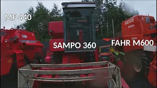 Огляд зернозбиральних комбайнів Massey Ferguson, Sampo, Fahr. Село Колодяжне, Волинська обл.