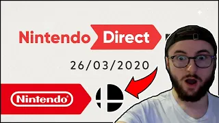 Gomank Reacts to Nintendo Direct Mini | I CANT BELIEVE NINTENDO ADDED THIS CHARACTER (LIVE REACTION)
