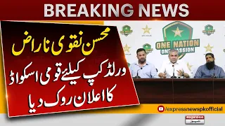 Chairman PCB Mohsin Naqvi stops announcement of Pakistan's T20 World Cup squad | Pakistan News