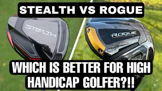 Taylormade STEALTH vs Callaway ROGUE ST MAX Driver Comparison!