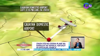 Crash site ng cessna plane na napaulat na nawala, natukoy sa Divilacan, Isabela | BT