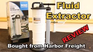 Holt Manual Fluid Extractor from Harbor Freight