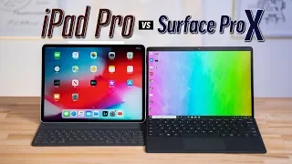 Surface Pro X vs 12.9" iPad Pro - Detailed Comparison