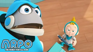 Baby Daniel is SLEEPWALKING! - ARPO the Robot | | Cartoons for Kids | Robot Animation