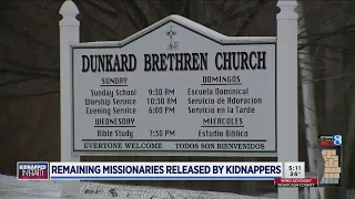 Remaining missionaries released by kidnappers