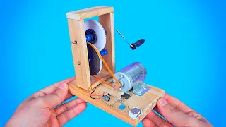 Amazing Mini Power Generator made with recyclable materials