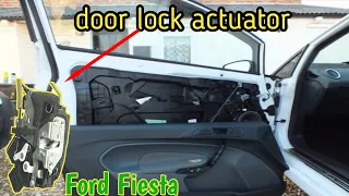 Ford Fiesta Mk7 door lock actuator Replacement D.I.Y