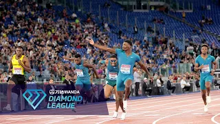 Top 5 of the men's 100m in 2022 - Wanda Diamond League