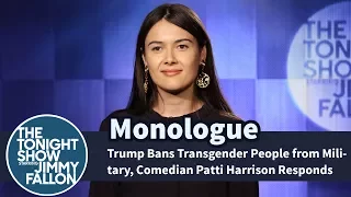 Trump Bans Transgender People from Military, Comedian Patti Harrison Responds