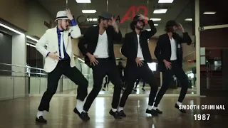 The Evolution of Michael Jackson's Dance   By Ricardo Walker's Crew   YouTube