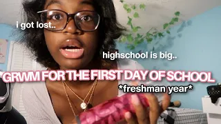 GRWM FOR THE FIRST DAY OF HIGHSCHOOL! *freshman szn*