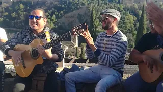 El  Sebas De La Calle En El Mirador De San Nicolas  Granada