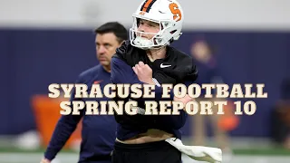 Syracuse Football: Kyle McCord on how Orange are coming together and spring practice superlatives