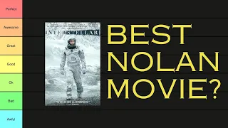 Christopher Nolan Tierlist