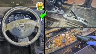 LIMPIEZA PROFUNDA del COCHE mas DESAGRADABLE de todos los tiempos🤮