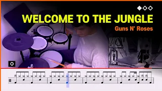Welcome To The Jungle - Guns N Roses (◆◇◇) POP Drum Cover