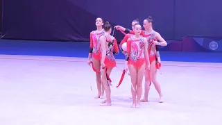 France TEAM - 3 Ribbons + 2 Balls, Final FIG World Cup 2023 Athens