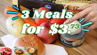 3 Budget Meals for 3.73 Eating on a Budget Meals