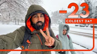 Temperature -23 | Coldest Day in ALMATY | Indian in Kazakhstan