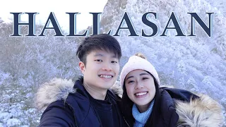 Hiking Jeju's HARDEST TRAIL on Mt Hallasan (Gwaneumsa) ft Nic's unique ride down | KOREA VLOG