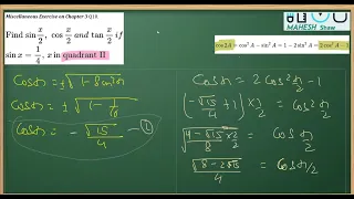 Miscellaneous Exercise on Chapter 3 Q 10