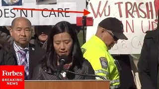 'Okay We Are Going To Cut This': Boston Mayor Michelle Wu Heckled So Badly She  Ends Press Briefing